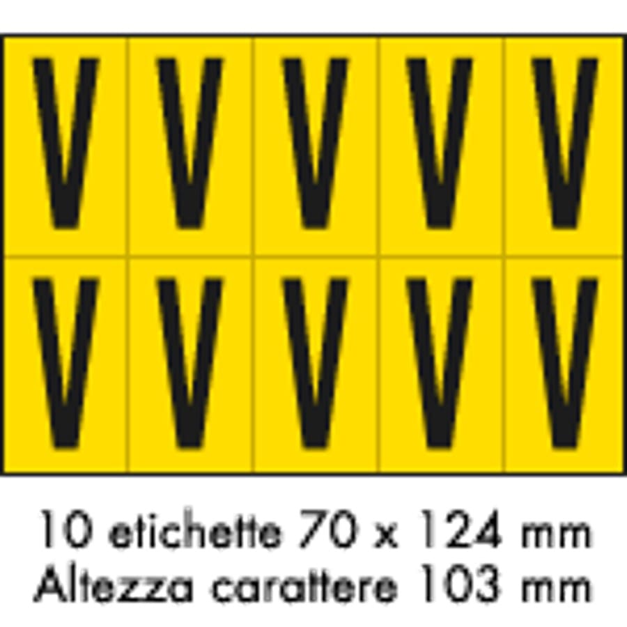 OCMEI SRL - OCM6CR2601-V-GN FOGLIO LETT.-NUM. 350X250MM CF.10