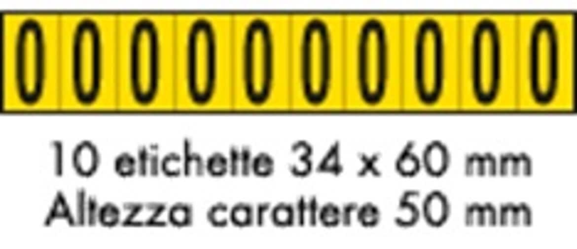 OCMEI SRL - OCM6CR2602-0-GN FOGLIO LETT.-NUM. 350X60MM CF.10