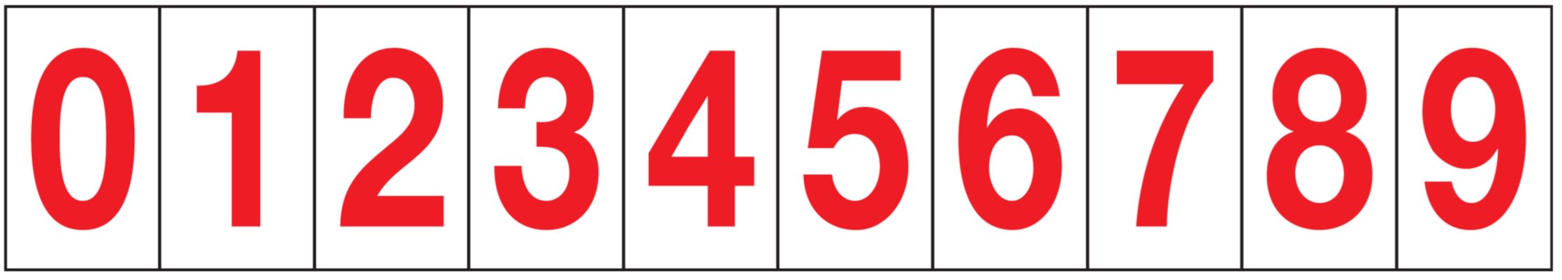 OCMEI SRL - OCM6CR2602-09-BR FOGLIO LETT.-NUM. 350X60MM CF.10