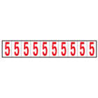 OCMEI SRL OCM6CR2602-5-BR FOGLIO LETT.-NUM. 350X60MM CF.10
