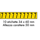 OCMEI SRL OCM6CR2602-7-GN FOGLIO LETT.-NUM. 350X60MM CF.10