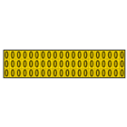 OCMEI SRL OCM6CR2603-0-GN FOGLIO LETT-NUM. 210X50MM (CF.10)