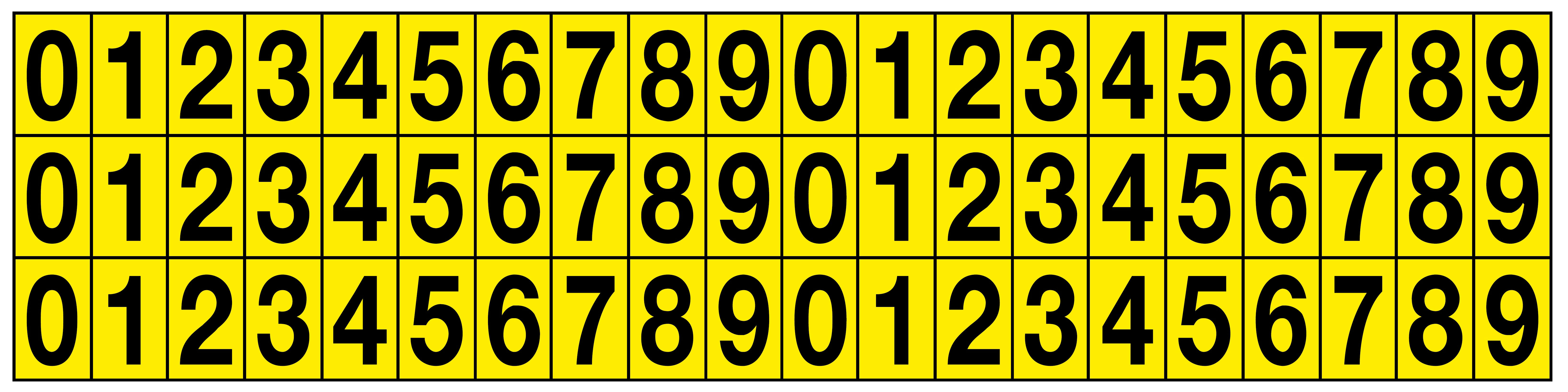 OCMEI SRL - OCM6CR2603-09-GN FOGLIO LETT-NUM. 210X50MM (CF.10)