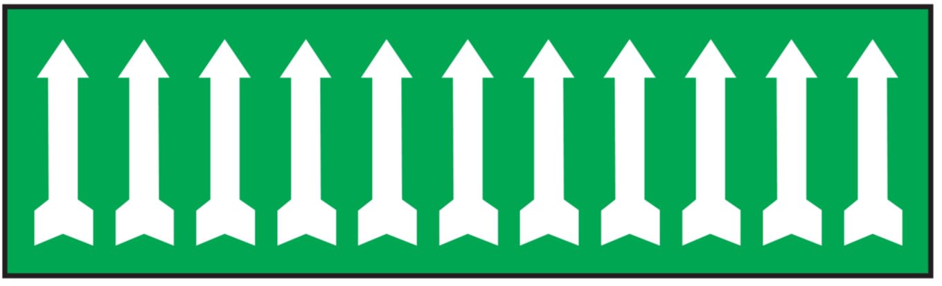 OCMEI SRL - OCM6CR2650-BV FOGLIO FRECCE MM 125X40 (CF.10PZ)