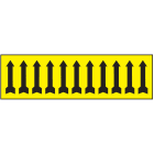 OCMEI SRL OCM6CR2650-GN FOGLIO FRECCE MM 125X40 (CF.10PZ)