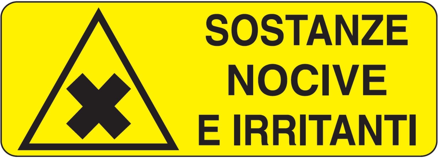 OCMEI SRL - OCM6CR327-A CART.PERICOLO F.TO MM 330X125