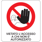 OCMEI SRL - OCM6CR567-B CART.DIVIETO F.TO MM 330X350