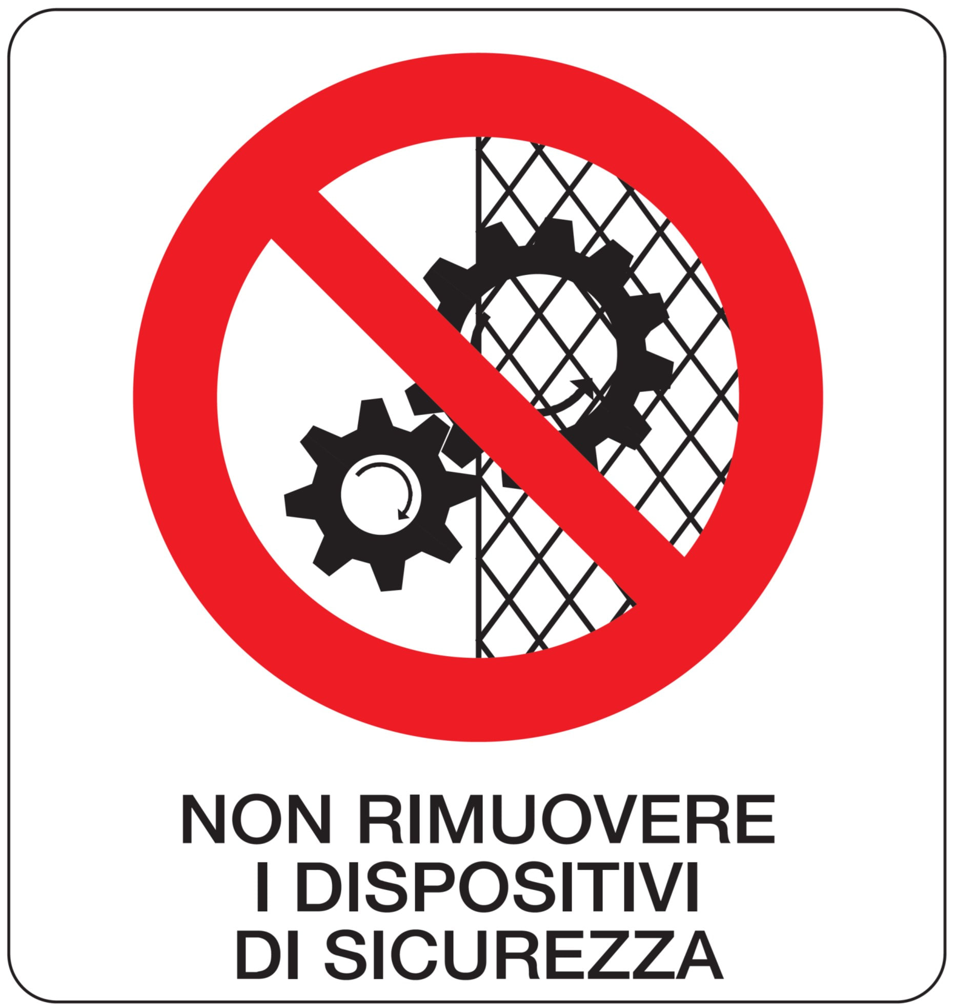 OCMEI SRL OCM6CR575-B CART.DIVIETO F.TO MM 330X350