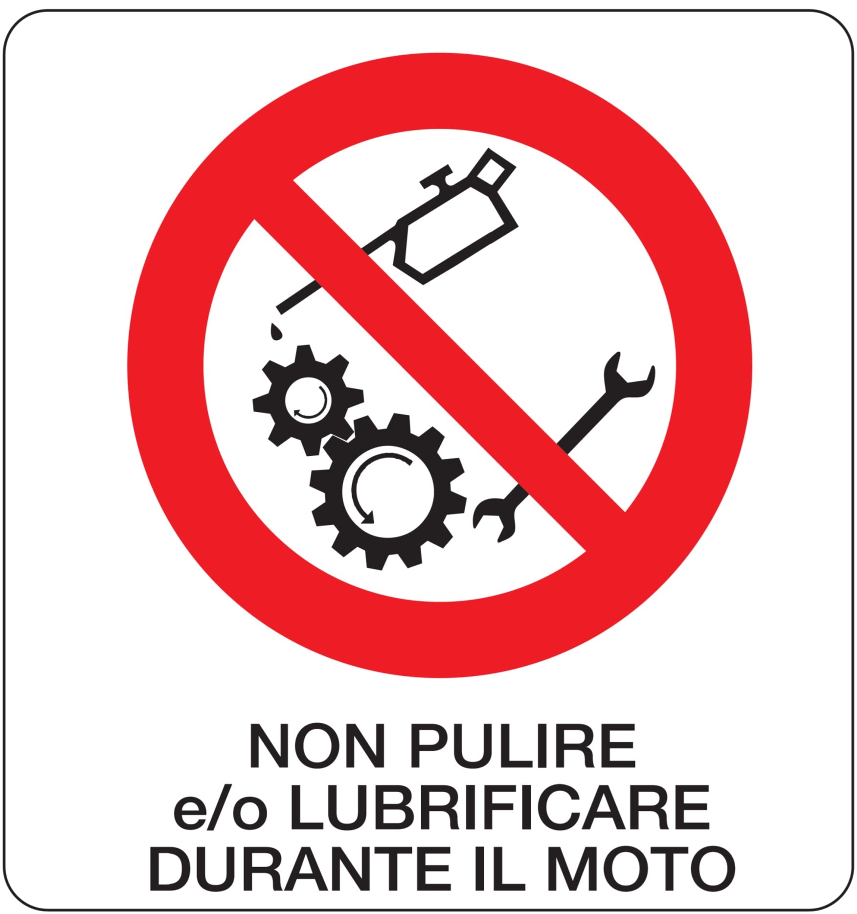 OCMEI SRL - OCM6CR583-B CART.DIVIETO F.TO MM 330X350