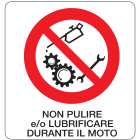 OCMEI SRL OCM6CR583-B CART.DIVIETO F.TO MM 330X350