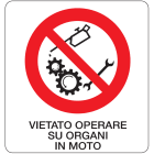 OCMEI SRL - OCM6CR584-B CART.DIVIETO F.TO MM 330X350