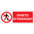 OCMEI SRL OCM6CR704-A CART.DIVIETO F.TO MM 330X125