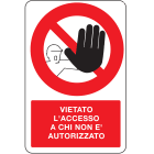 OCMEI SRL - OCM6CR718-C CART.DIVIETO F.TO MM 500X660