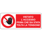 OCMEI SRL - OCM6CR722-AD ADES.DIVIETO MM 330X125 (CF.10PZ)