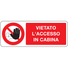 OCMEI SRL OCM6CR727-A CART.DIVIETO F.TO MM 330X125