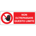 OCMEI SRL - OCM6CR730-A CART.DIVIETO F.TO MM 330X125