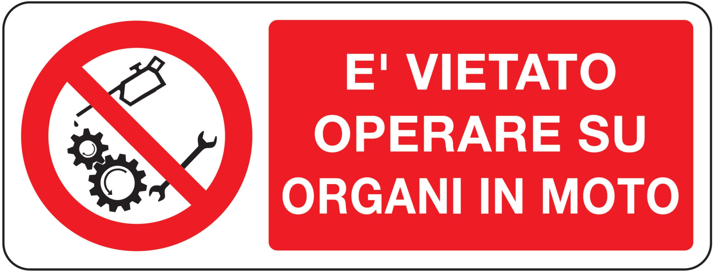 OCMEI SRL - OCM6CR743-A CART.DIVIETO F.TO MM 330X125