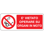 OCMEI SRL OCM6CR743-A CART.DIVIETO F.TO MM 330X125