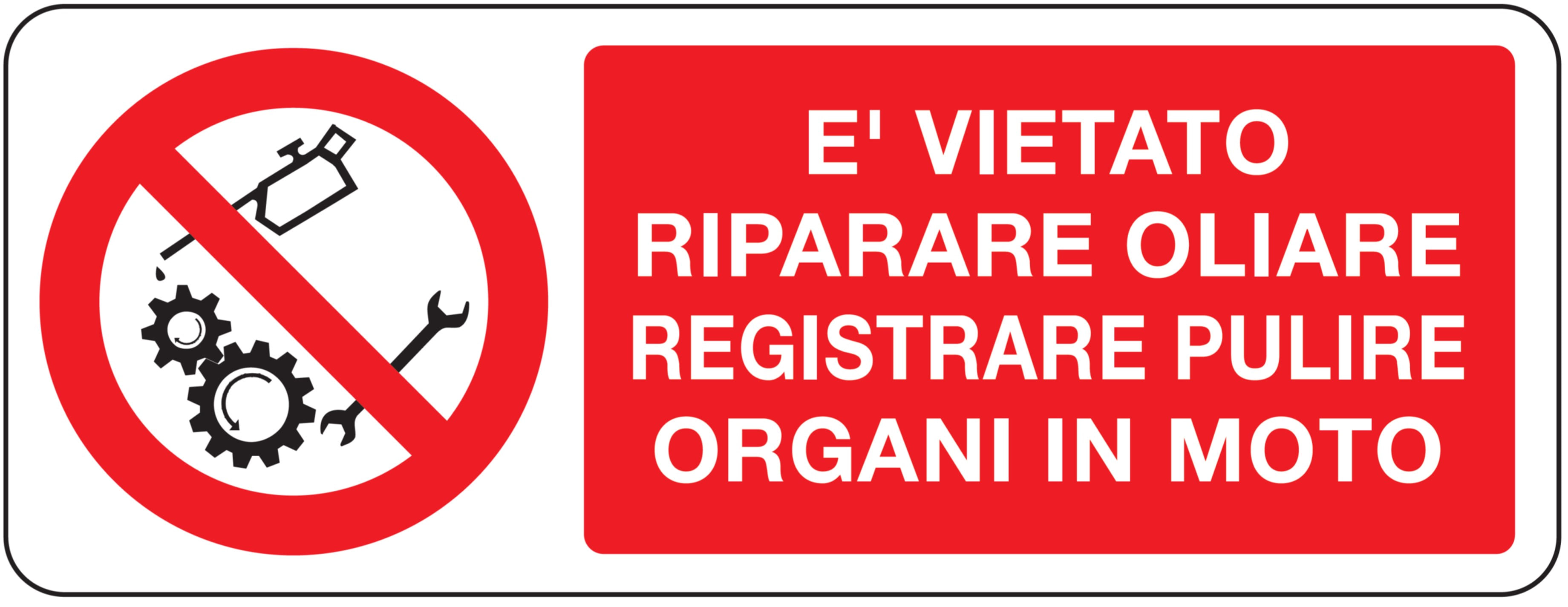 OCMEI SRL - OCM6CR745-A CART.DIVIETO F.TO MM 330X125