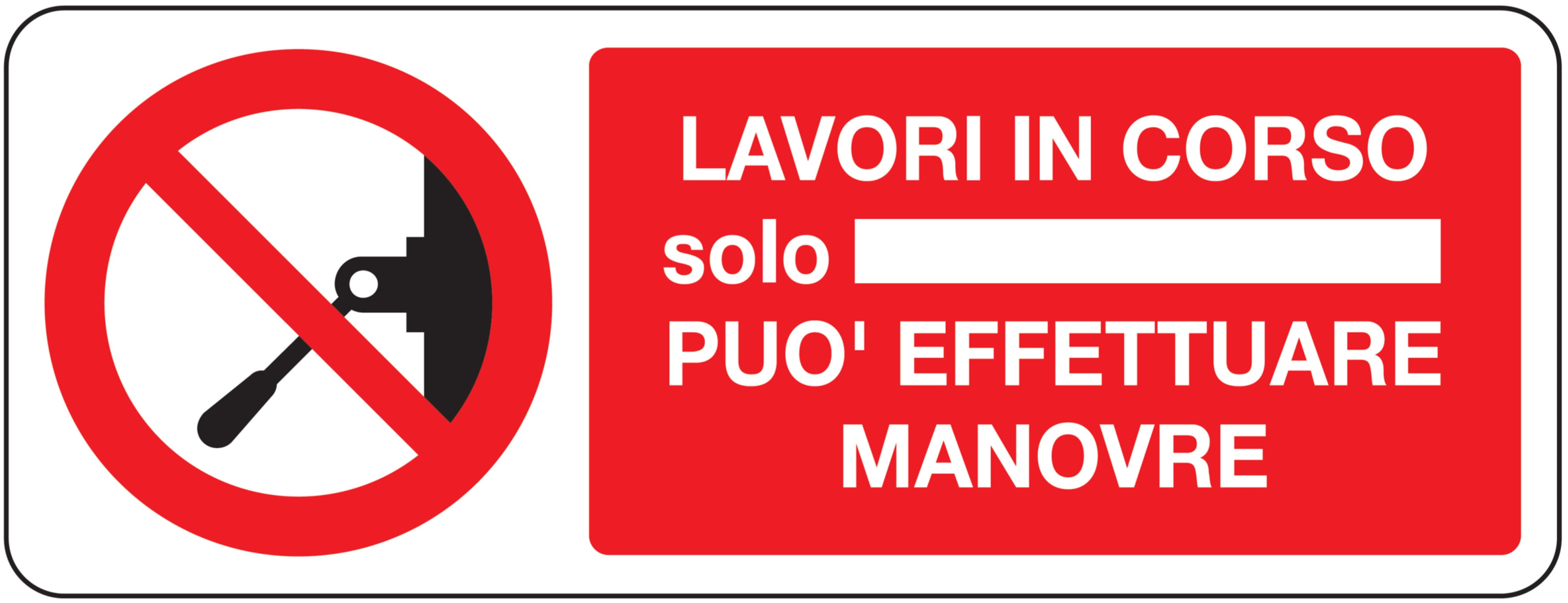 OCMEI SRL - OCM6CR751-A CART.DIVIETO F.TO MM 330X125