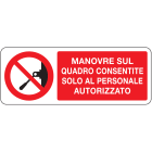 OCMEI SRL - OCM6CR753-A CART.DIVIETO F.TO MM 330X125