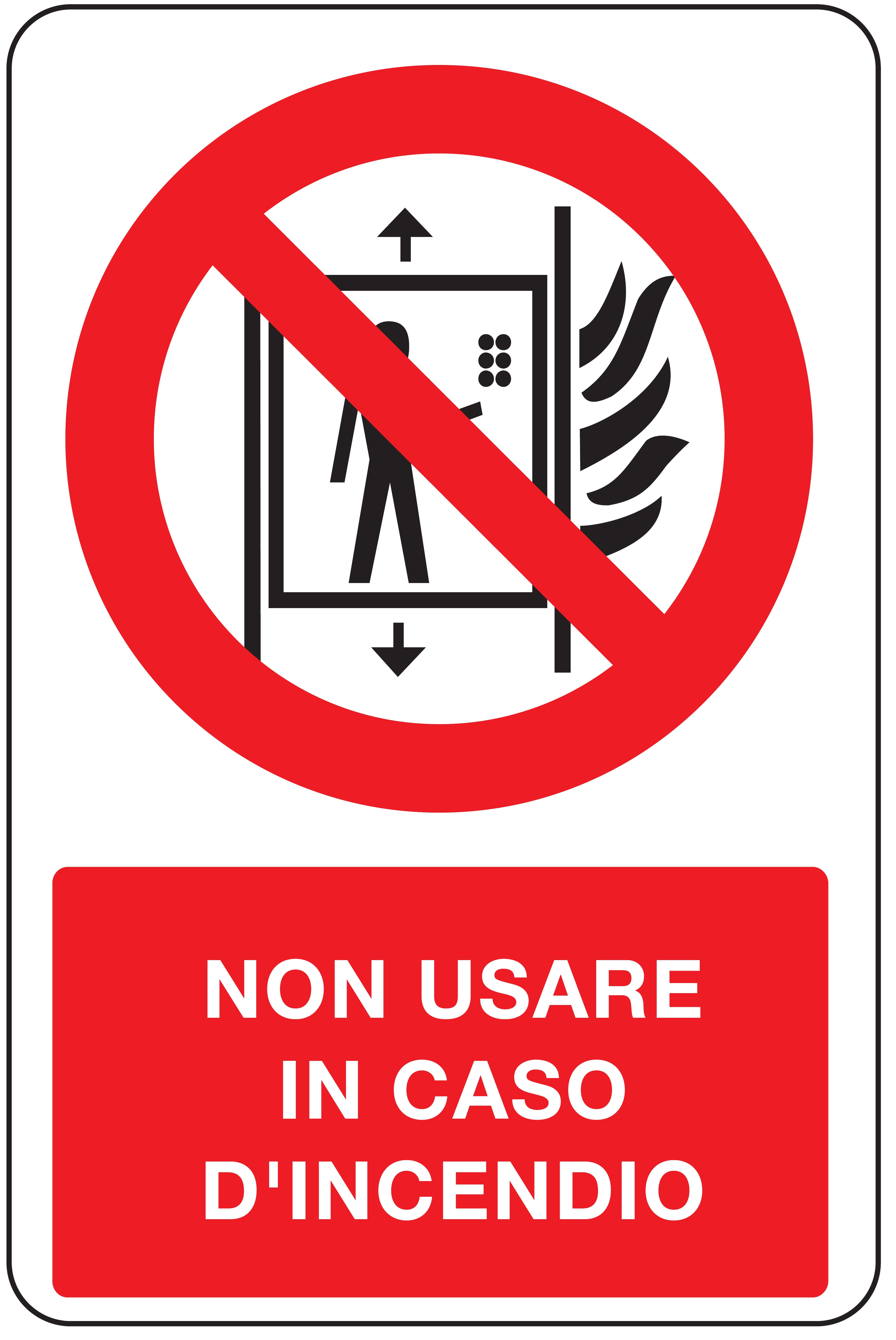 OCMEI SRL - OCM6CR833-B CART.DIVIETO F.TO MM 330X500