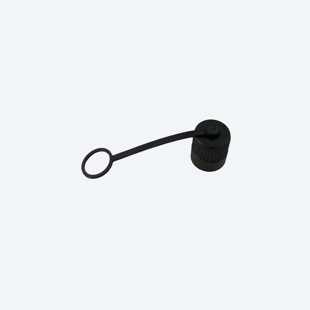 TECHNO SRL TLH6DB00200C SEALING CAP FOR CONNECTOR WITH BELT BLAC
