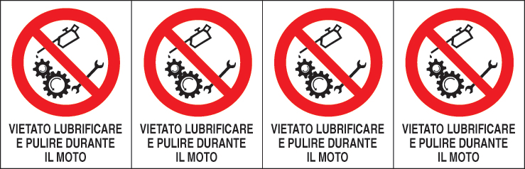 OCMEI SRL - OCM6ET2375 CF.10F ETICH. VIET. LUBRIFI. -- 62X80 (4