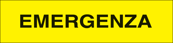 OCMEI SRL OCM6ET2477 CF.10F ETICH. EMERGENZA MM250X60 (1XF)