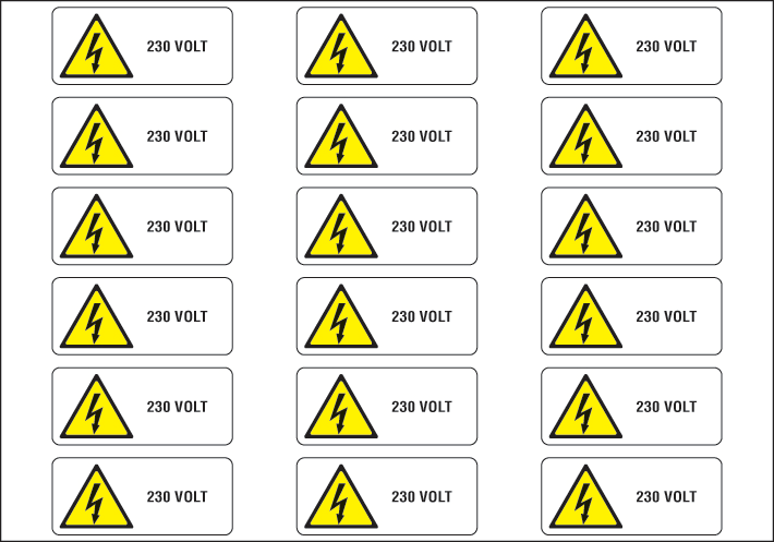 OCMEI SRL OCM6ET2494 CF.10F ETICH.230 VOLT70X30(18XF)