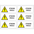OCMEI SRL OCM6ET2502 CF.10F ETICH.PERICOLO140X60 (6XF)