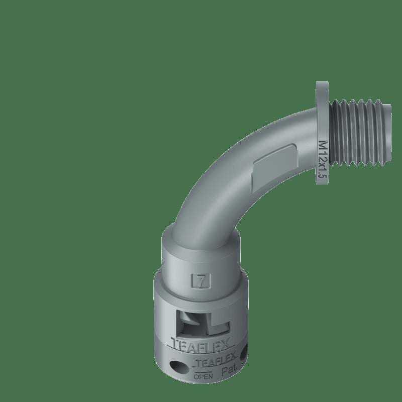 TEAFLEX TEA6GBN07M12 CURVA 90?IP66 BN07 M12 GRIGI