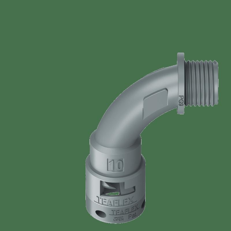 TEAFLEX TEA6GBN10P09 CURVA 90?IP66 BN10 PG09 GRIGI