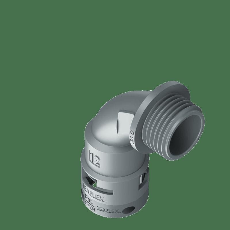 TEAFLEX TEA6GBN12G03 CURVA 90?IP66 BN12 1/2 GRIGIO