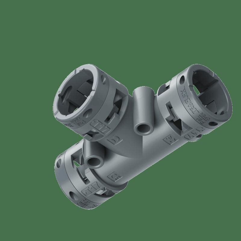 TEAFLEX TEA6GT171717 RACC. T GRIGIO IP66 17-17-17