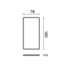 SIDE SPA - SDE3036 DIFFUSORE IN VETRO PER BILAMPADA