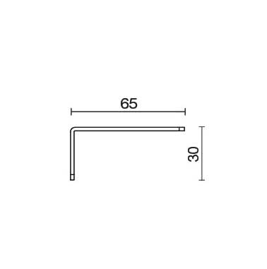 SIDE SPA SDE3194 KIT ATTACCO PARETE 65X30 BI