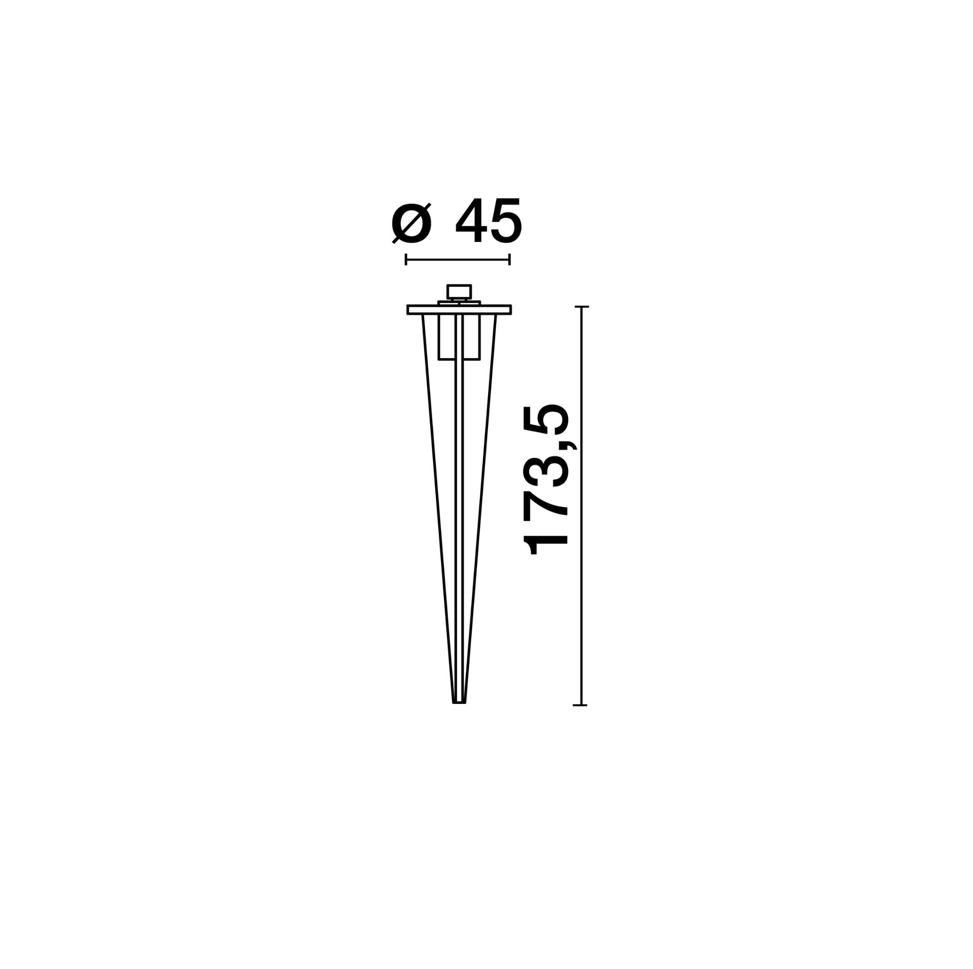 SIDE SPA SDEE1031-E PICCHETTO DA INTERRARE NE