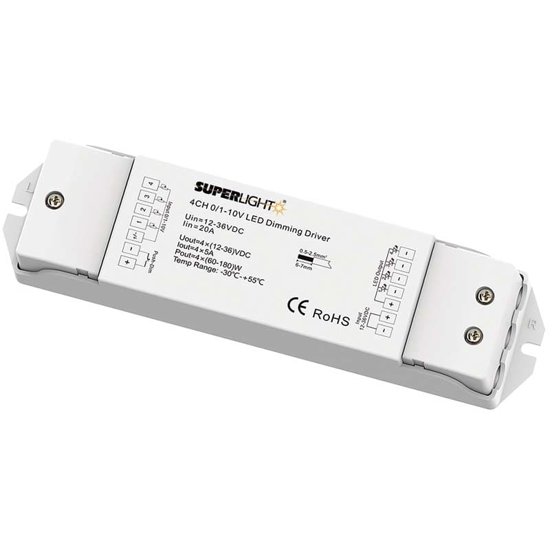 ELCART DISTRIBUTION ERT132208600 INTERR.DIMMER CONTR.1-10V 4CA 5A