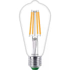 SIGNIFY ITALY SPA - PHLMLST6460827A MASTER, LED, ST64, 60 W, E27, 2700 K, 840 lm, CRI 80, 50000 ore, Vetro