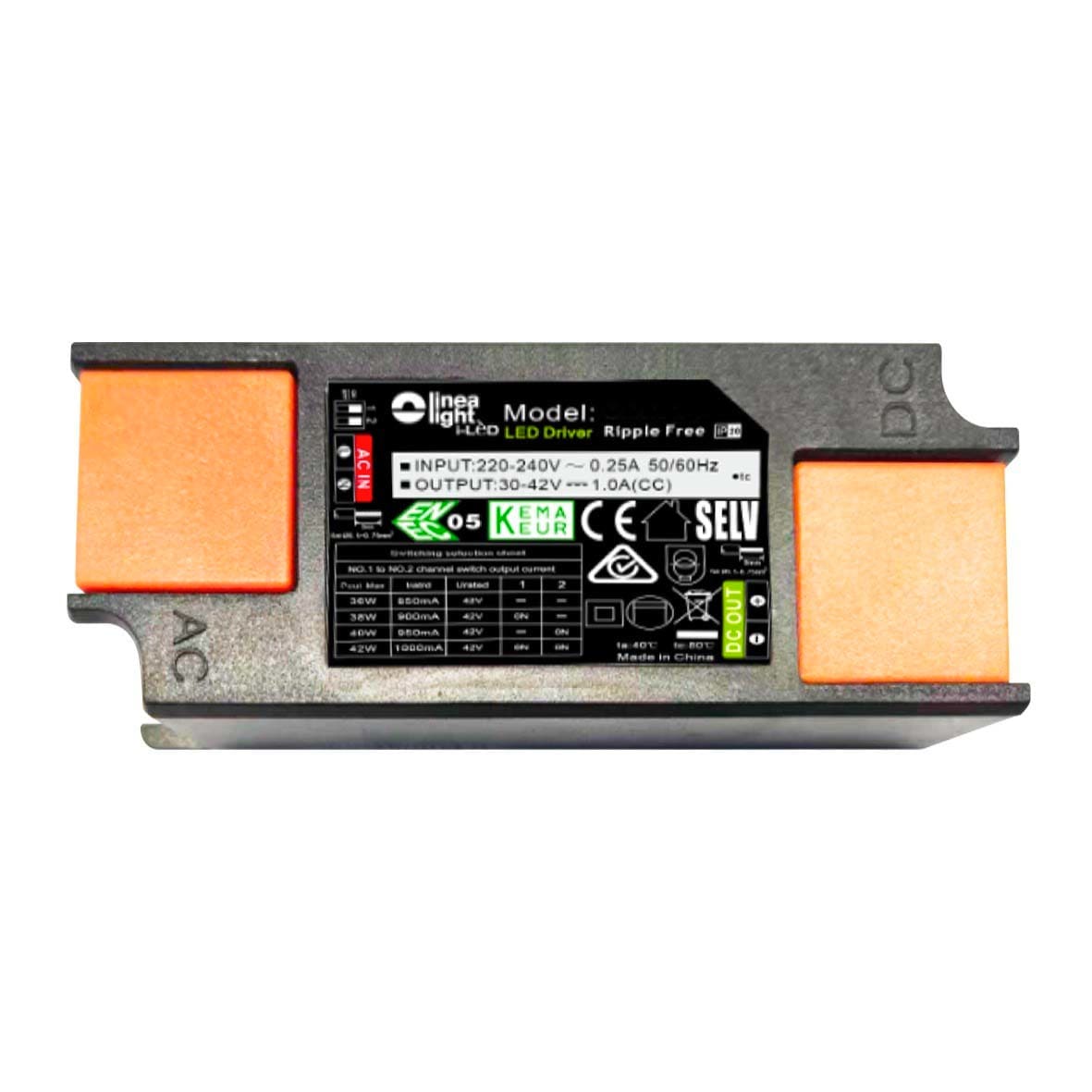 LINEA LIGHT (ILED) ILDC-E100045 DRIVER CC 40W 40V 1000MA
