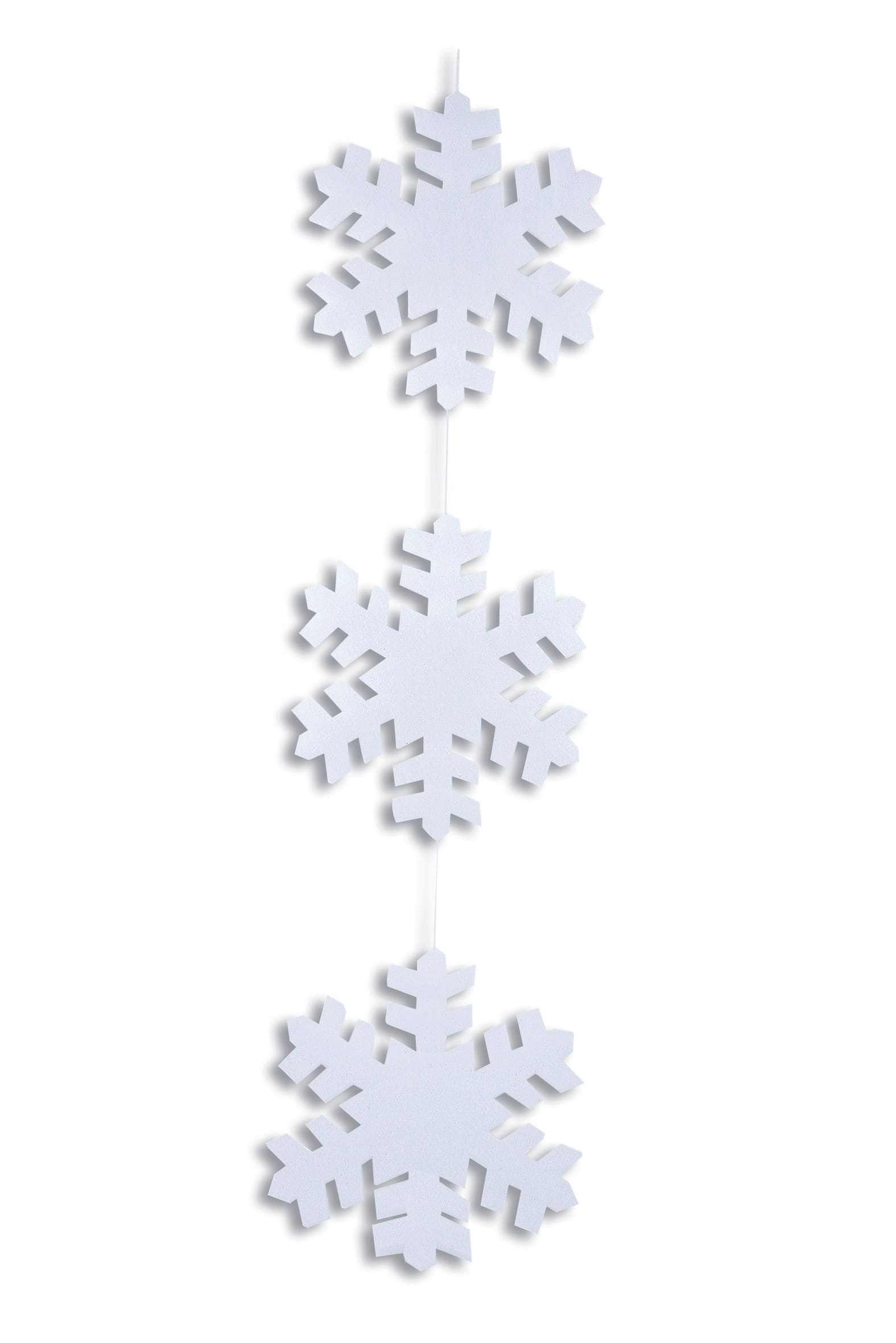 GIOCOPLAST NATALE SP GCP70009983 3 FIOCCHI DI NEVE OVATTATI DIAM 30 PER