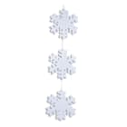 GIOCOPLAST NATALE SP GCP70009983 3 FIOCCHI DI NEVE OVATTATI DIAM 30 PER