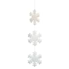 GIOCOPLAST NATALE SP GCP70009984 3 FIOCCHI DI NEVE OVATTATI DIAM 45 PER