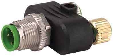 MURRELEKTRONIK SRL MUE7000411210000000 EL. A T M12 MAS. 5 POLI/2X M12 FEM. 4 PO