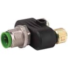 MURRELEKTRONIK SRL MUE7000411210000000 EL. A T M12 MAS. 5 POLI/2X M12 FEM. 4 PO