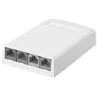 PANDUIT - PANCBX4AW-AY LA SCATOLA DA ESTERNO ACCETTA QUATTRO MO