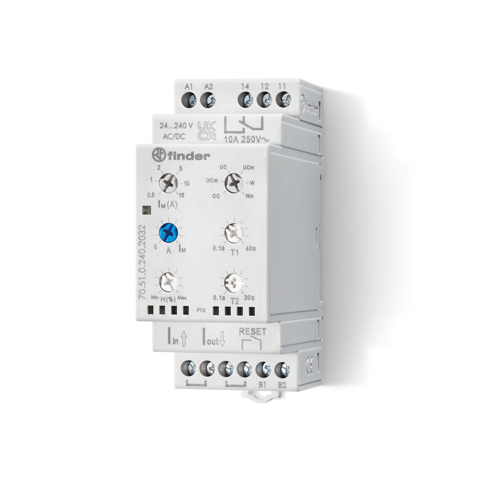 FINDER SPA - FIN705102402032 RELE' CONTROLLO CORRENTE REGOLABILE