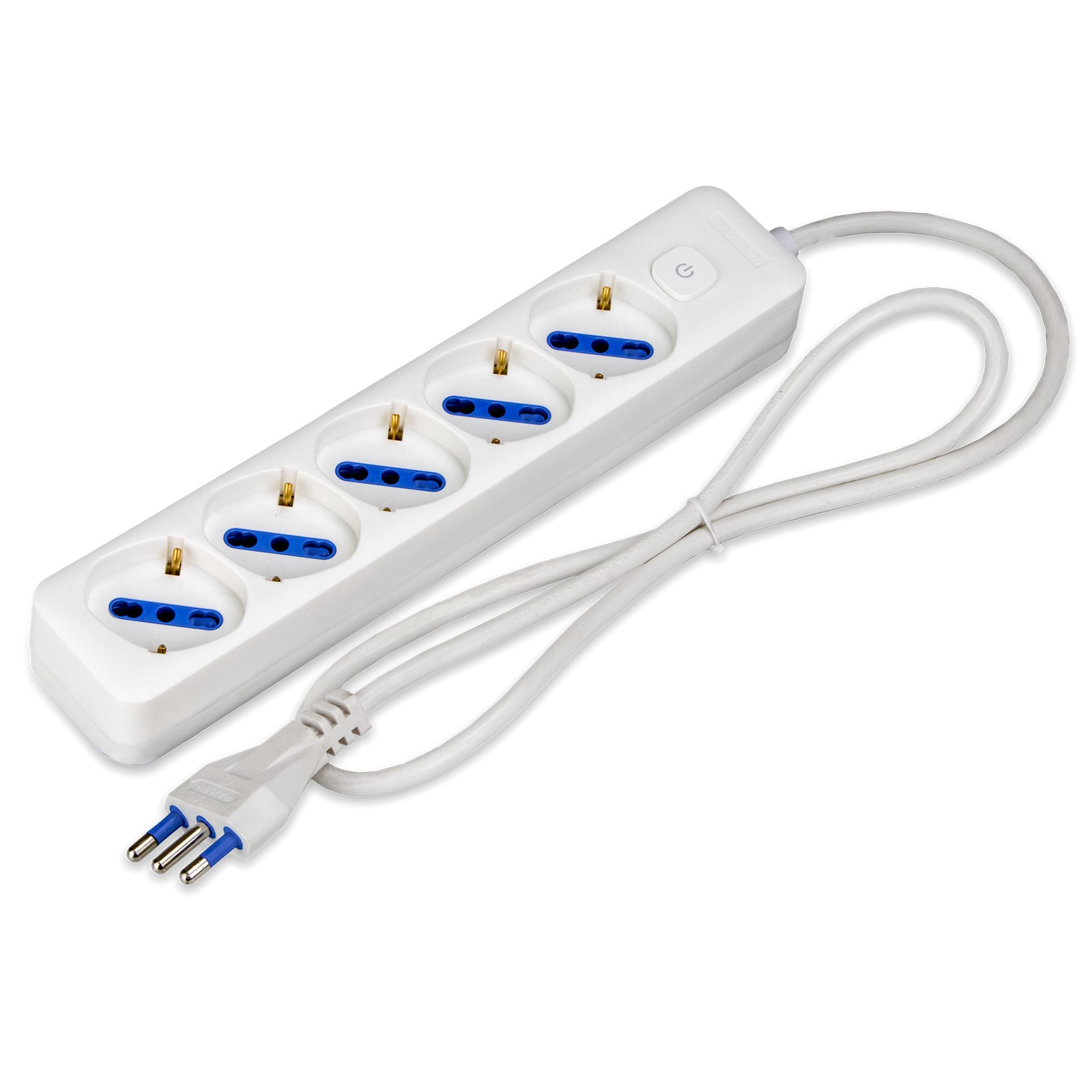 MASTER SRL - MST70590 MULTIPRESA 5 USC.P40 16A CAVO 1.2MT+INT