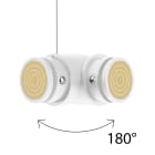 LINEA LIGHT (ILED) - ILD83271 Suspension joint for Node System - White